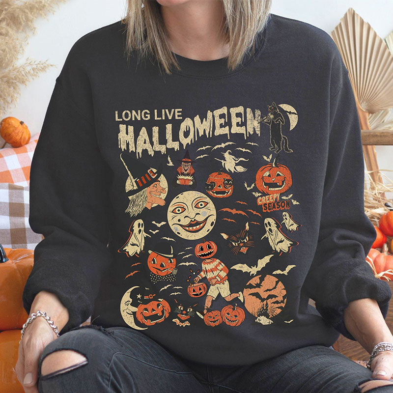 Vintage Halloween crewneck good