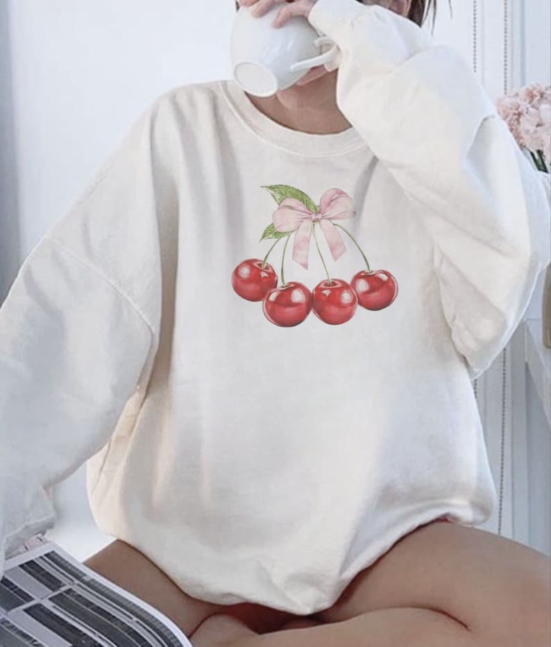 Big cherry sweatshirt online