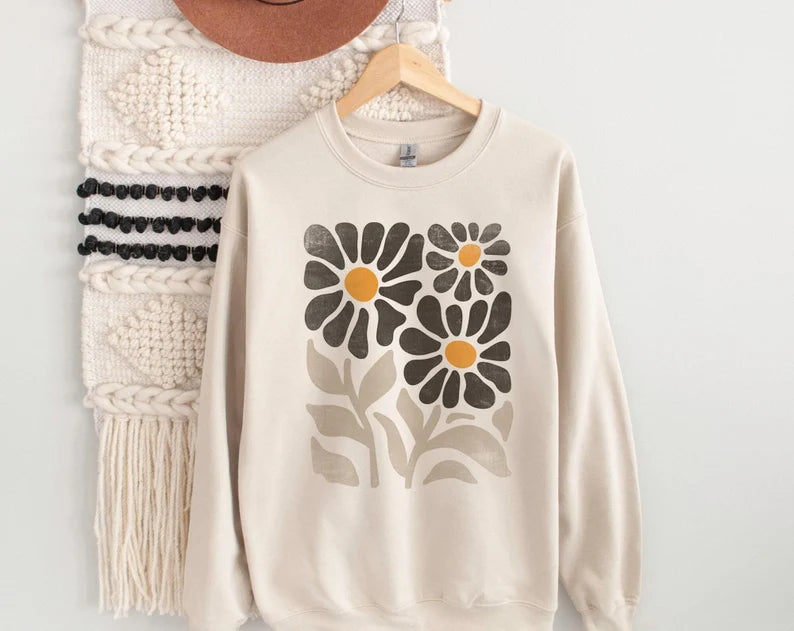 Bohemian sweatshirt hot sale