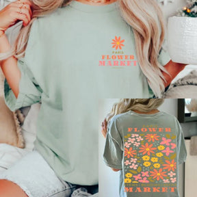 Fleurs pressées Vintage Boho Wildflowers T-shirt