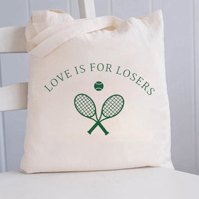 Love Is For Losers Tennis Tote Bag