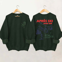 Vintage Inspired Apres Ski Social Club Sweatshirt