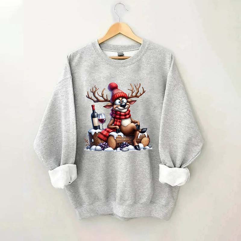 Funny Christmas Reindeer Sweatshirt