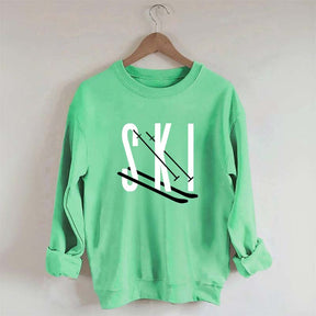 Snow Skiing Womens Gifts Sweatshirt