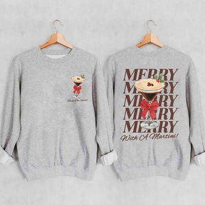 Merry With A Martini Espresso Martini Sweatshirt