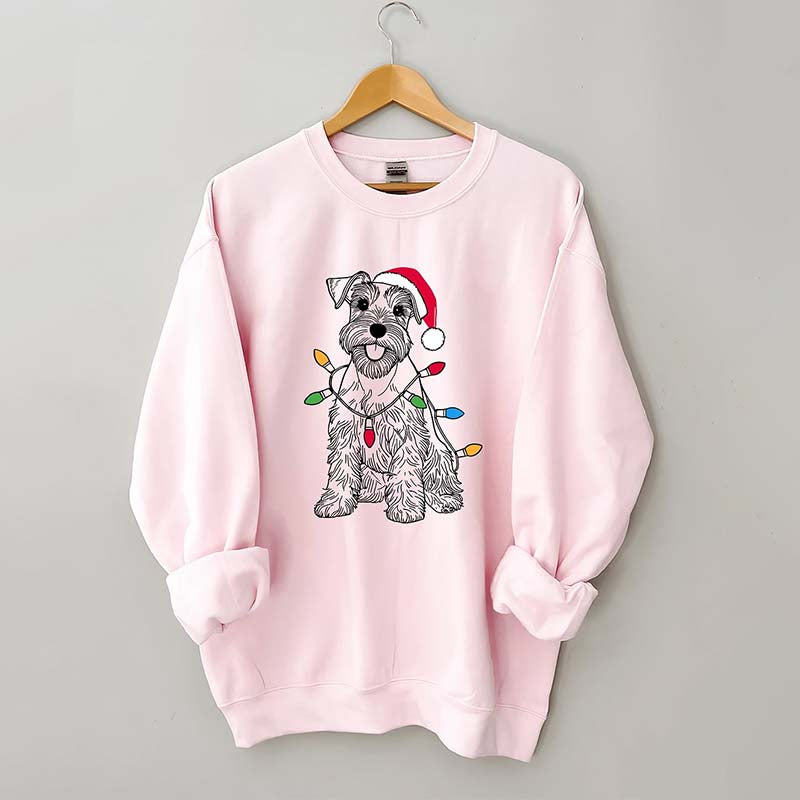 Miniature Schnauzer Christmas Sweatshirt