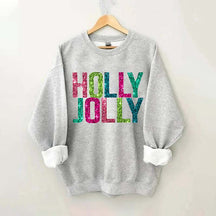 Holly Jolly Printed Sweatshirt