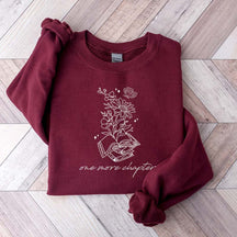 One More Chapter Floral Book Sweatshirt