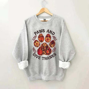 Paws And Give Thanks Sweatshirt