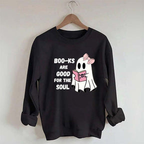 Boo-ks Are Good For The Soul Sweatshirt