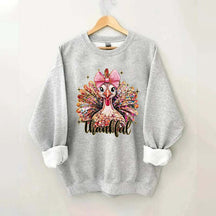 Colorful Glitter Turkey Sweatshirt