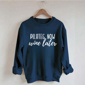 Pilates Now Wine Lates Sweatshirt