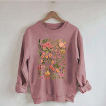 Wildflowers Vintage Botanical Sweatshirt