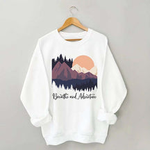 Mountain Outdoor Breathe And Adventure Sweatshirt