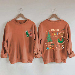 Retro Religious Christmas Sublimation Sweatshirt