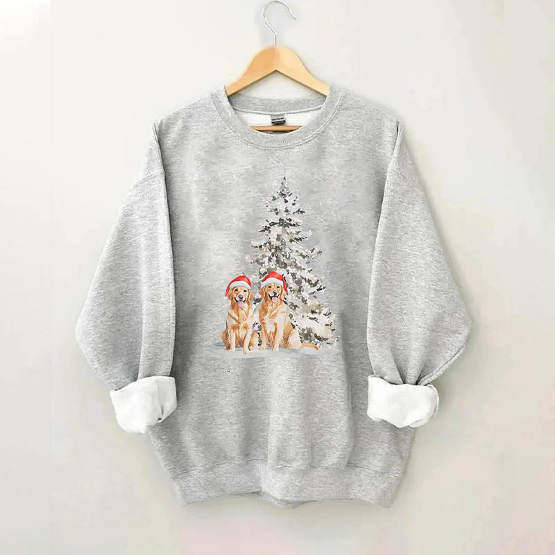 Christmas Golden Retriever Sweatshirt