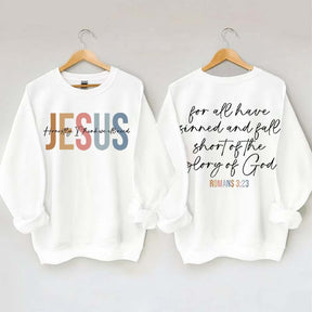 Jesus Women Religious Minimal Sweatshirt