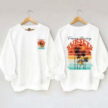 Trendy Forever Chasing Sunsets Sweatshirt