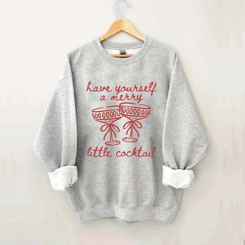 Christmas Cocktail Sweatshirt