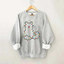 Cute Cat Christmas Sweatshirt