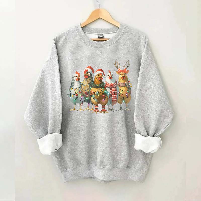 Christmas Chicken Sweatshirt