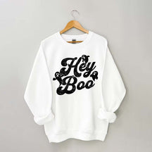 Hey Boo Halloween Sweatshirt