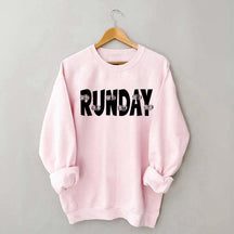 Runner Running Day Workout Sweatshirt