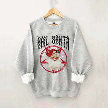 Hail Santa Goth Christmas Sweatshirt