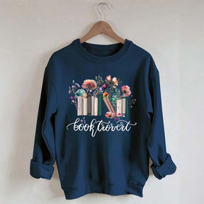 Booktrovert Book Wildflowers Sweatshirt