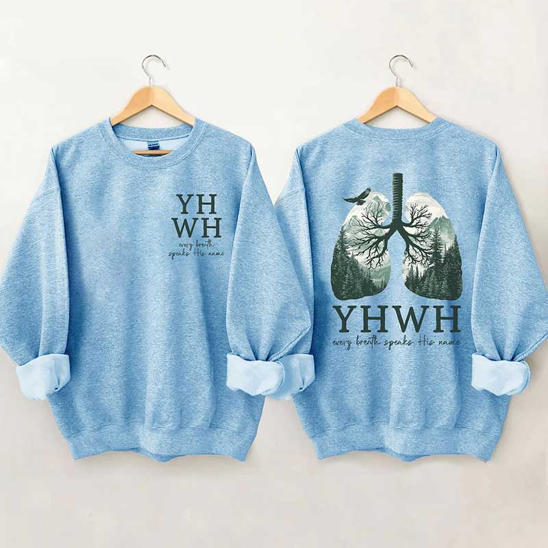 YHWH Lungs Christian Sweatshirt