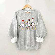 Christmas Duck Merry Bright Sweatshirt