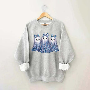 Blue Toile Ghost Sweatshirt