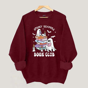 Ghost Halloween Spooky Readers Sweatshirt