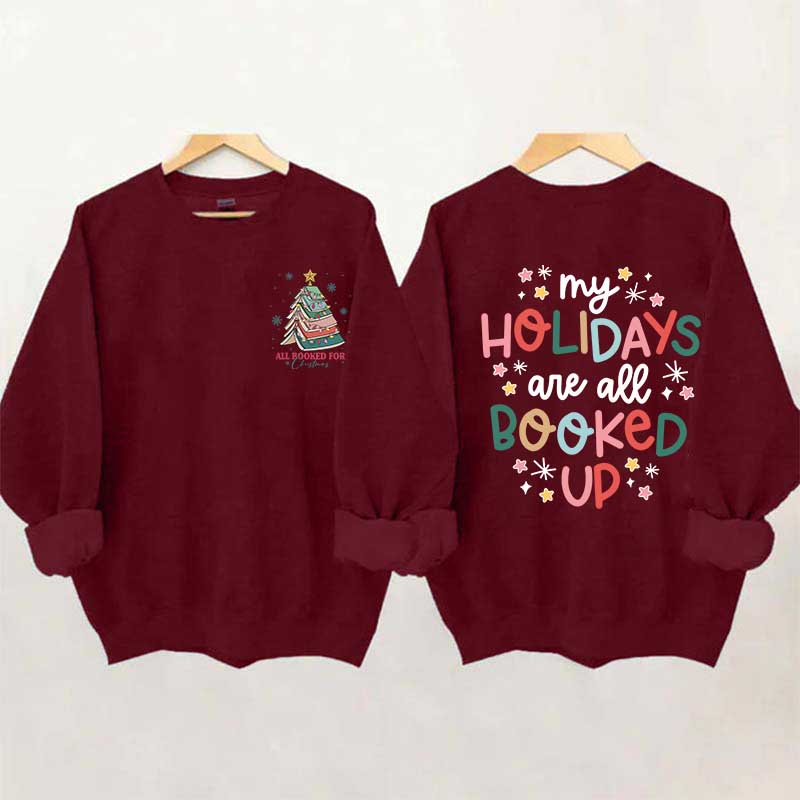 All Booked For Christmas Lovers Sweatshirt