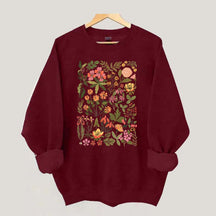 Wildflowers Vintage Botanical Sweatshirt