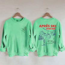 Vintage Inspired Apres Ski Social Club Sweatshirt