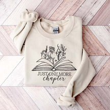 Just One More Chapter Rose Floral Sweatshirt