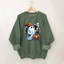 Cute Ghost Halloween Sweatshirt