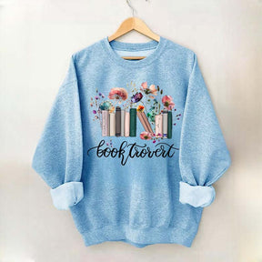 Booktrovert Book Wildflowers Sweatshirt