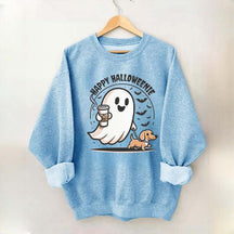 Dachshund Coffee Ghost Sweatshirt