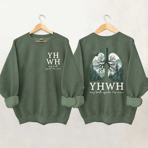 YHWH Lungs Christian Sweatshirt