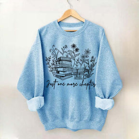 Reading Just One More Chapter Plant Sweatshirt