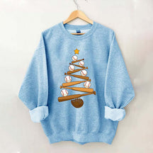 Baseball Christmas Tree Sweatshirt