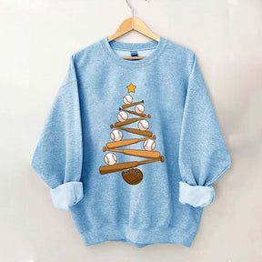 Baseball Christmas Tree Sweatshirt