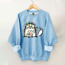 Christmas Funny Cat Sweatshirt