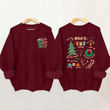 Retro Religious Christmas Sublimation Sweatshirt