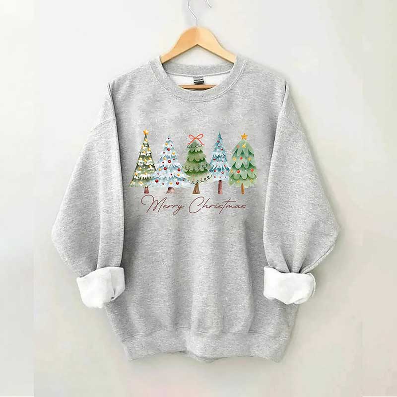 Merry Christmas Tree Sweatshirt