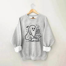 Halloween Ghost Dog Sweatshirt