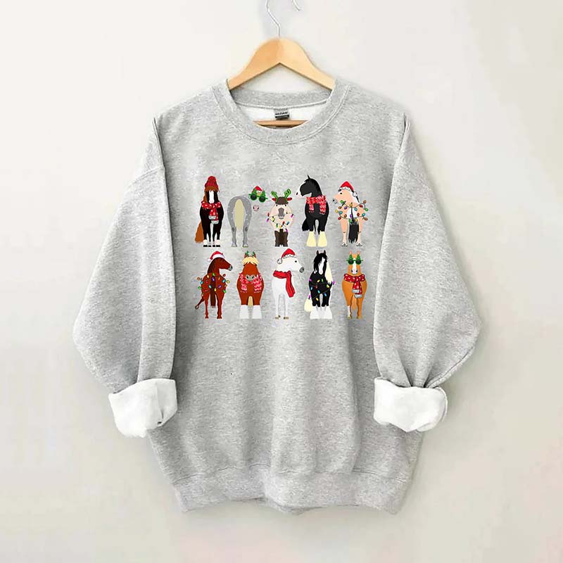 Horse Lover Christmas Sweatshirt