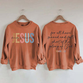 Jesus Women Religious Minimal Sweatshirt